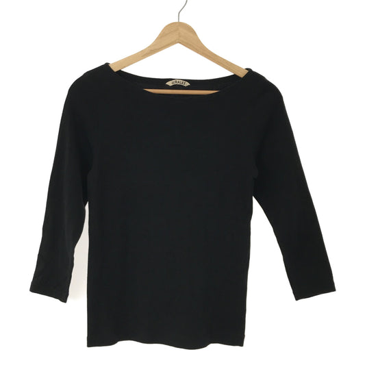 AURALEE / オーラリー | for IENA 七分袖カットソー Tシャツ | 1 | ブラック | レディース