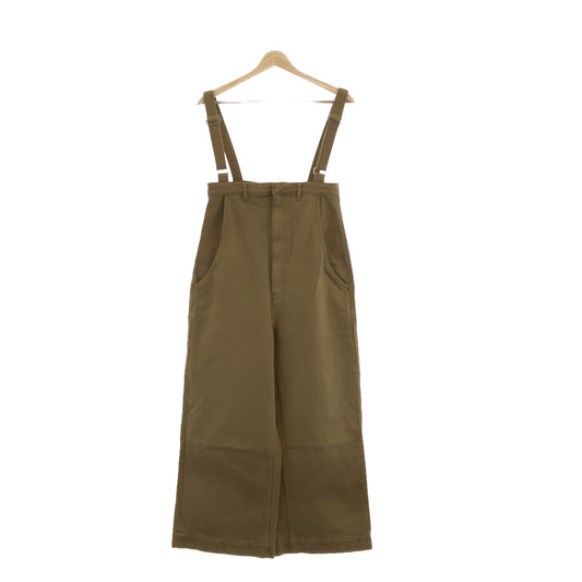 【美品】  LIVINGTONE / リヴィントーン | 2023AW | × Ron Herman Super high-rise w/suspenders パンツ | 36 | カーキ | レディース
