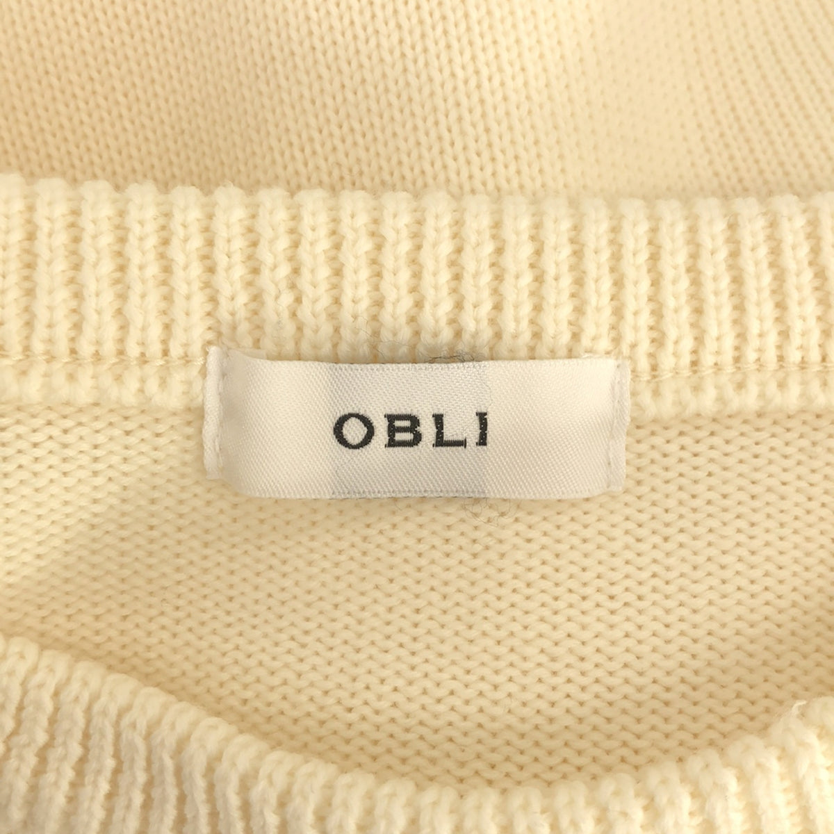 OBLI / オブリ | ボーダーフリルニット |
