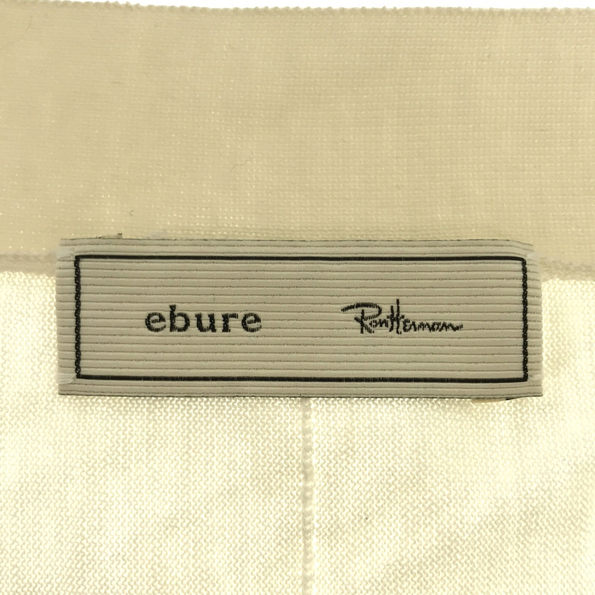 ebure / エブール | × Ron Herman ロンハーマン別注 コットンシルク Vネック ニットカーディガン |