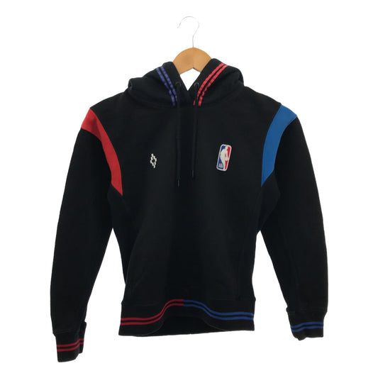 Marcelo Burlon | NBA Collaboration Patch Embroidered Pullover Hoodie | S | Black | Men's