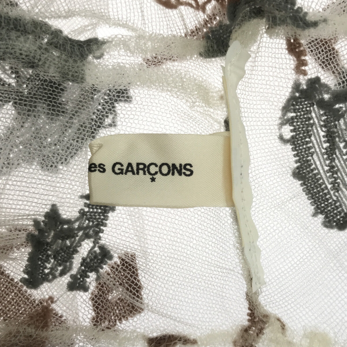 COMME des GARCONS / コムデギャルソン | クルーネック チュール トップス |