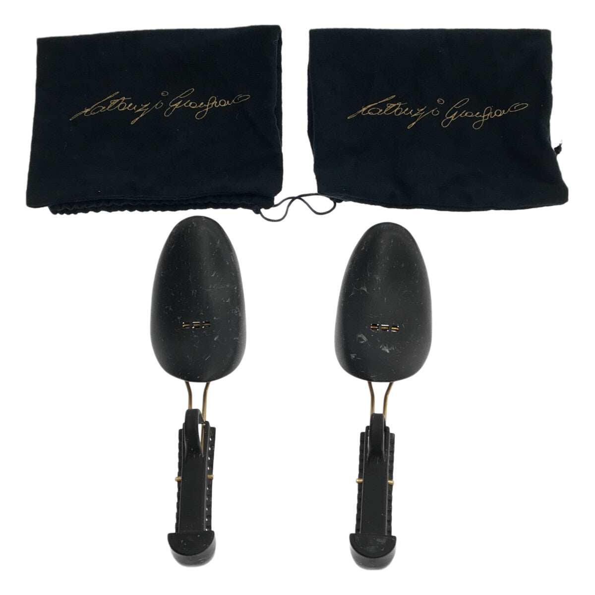 詹弗蘭科·拉坦齊 |僧侶帶皮鞋 | 6 1/2 |黑色 |男士