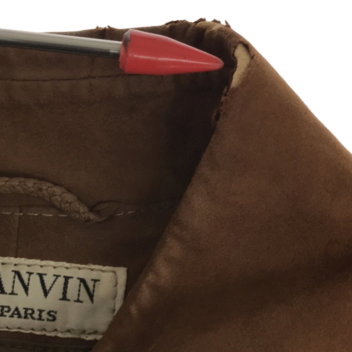LANVIN / ランバン | ヴィンテージ スエードレザー シャツジャケット | ベージュ | レディース