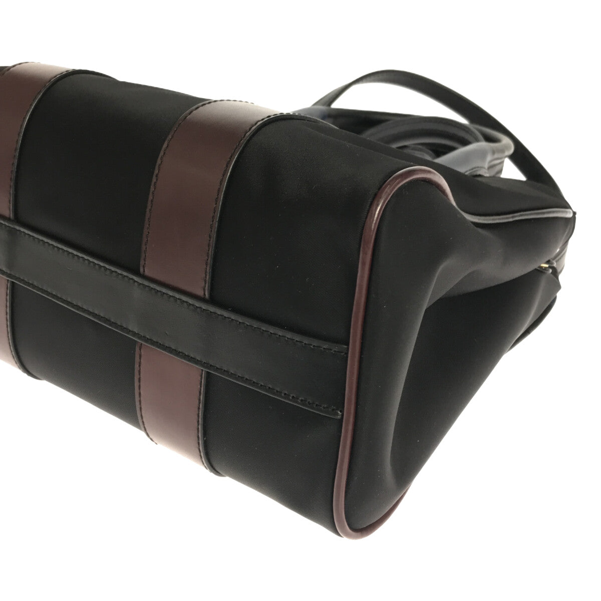 Paul Smith / ポールスミス | 2Way レザーハンドル ショルダー トートバッグ | ブラック | レディース