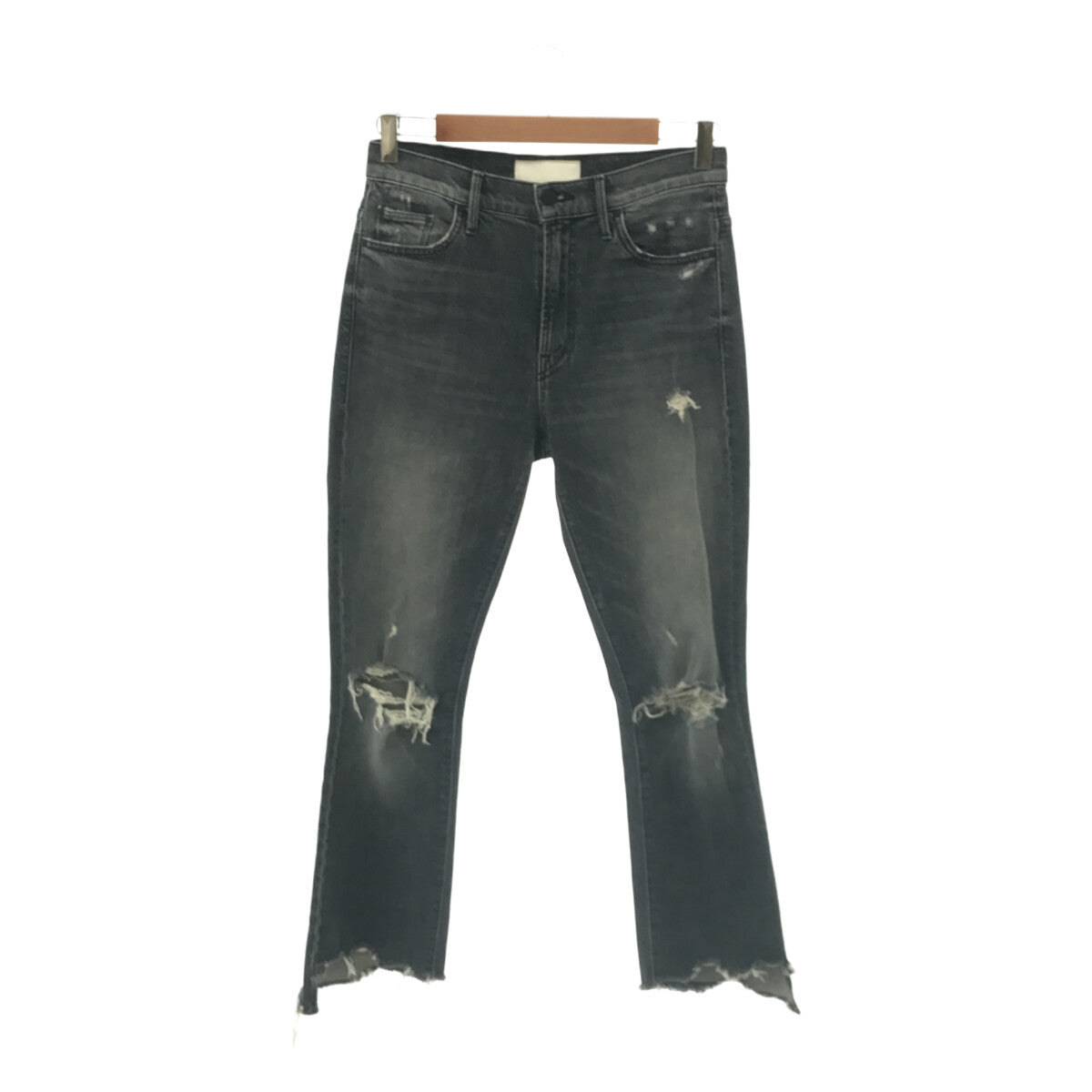 MOTHER / マザー | The Insider Crop Step Chew Jeans | 26 | グレー | レディース