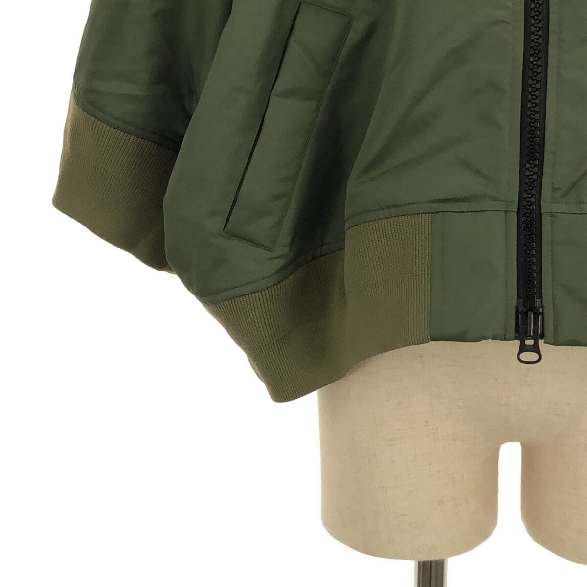 sacai / サカイ | × NIKE / ナイキ コラボ Full zip HD jacket / フルジップフーデット ミリタリージャケット | S |