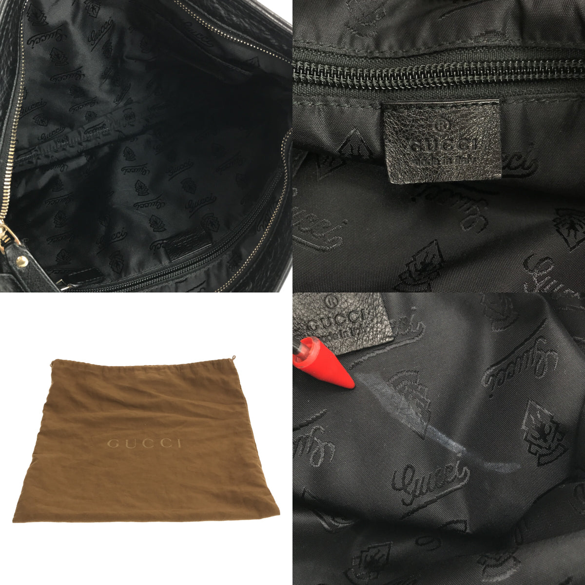 GUCCI / 구찌 | 201446 구찌시마 숄더백 | 블랙 | 여성