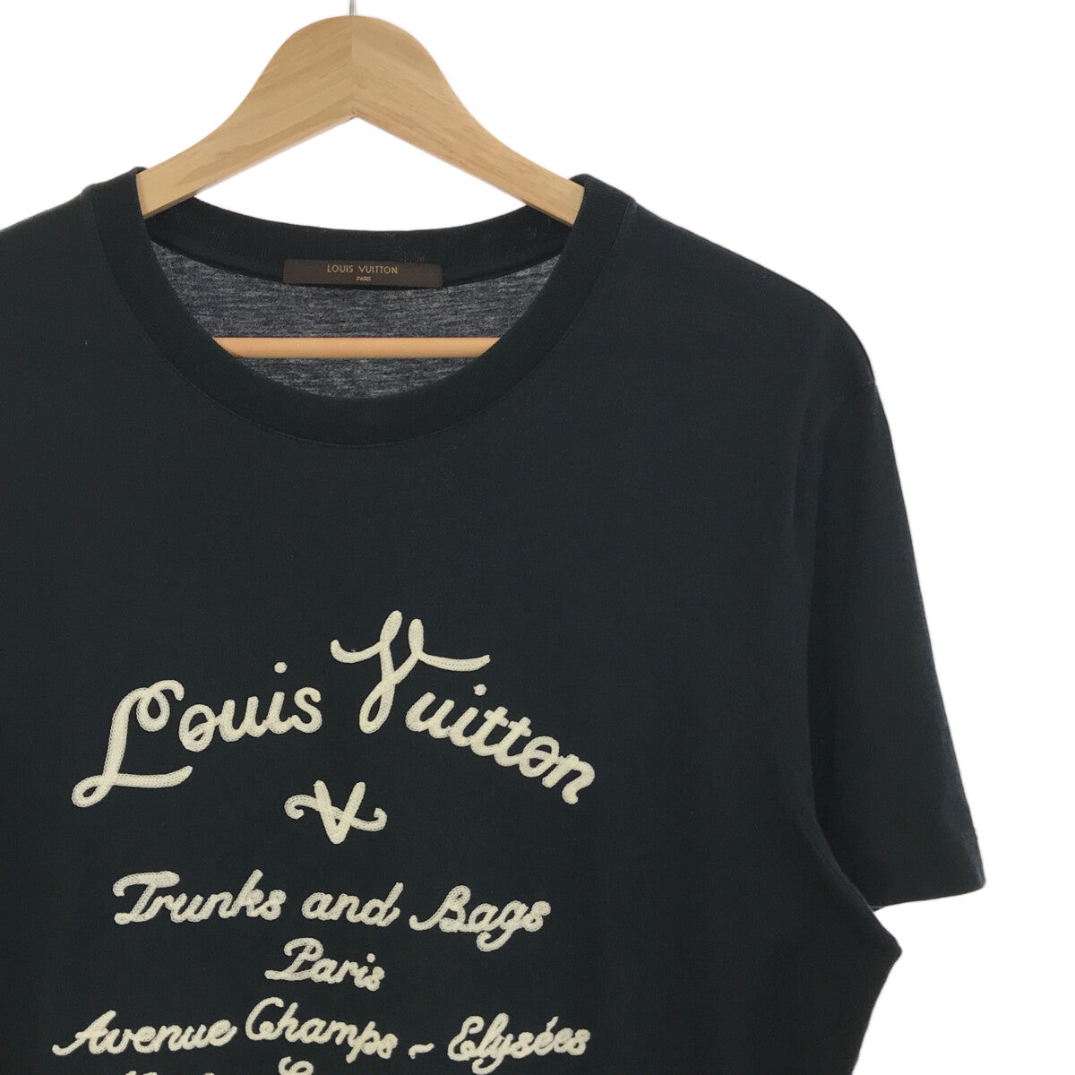Louis Vuitton / ルイヴィトン | 刺繍メッセージロゴ クルーネック T 
