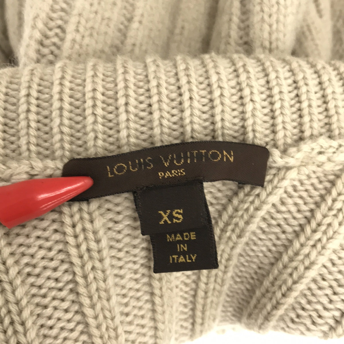Louis Vuitton / ルイヴィトン | カシミヤ混 リブ タートルネックニット | XS | レディース
