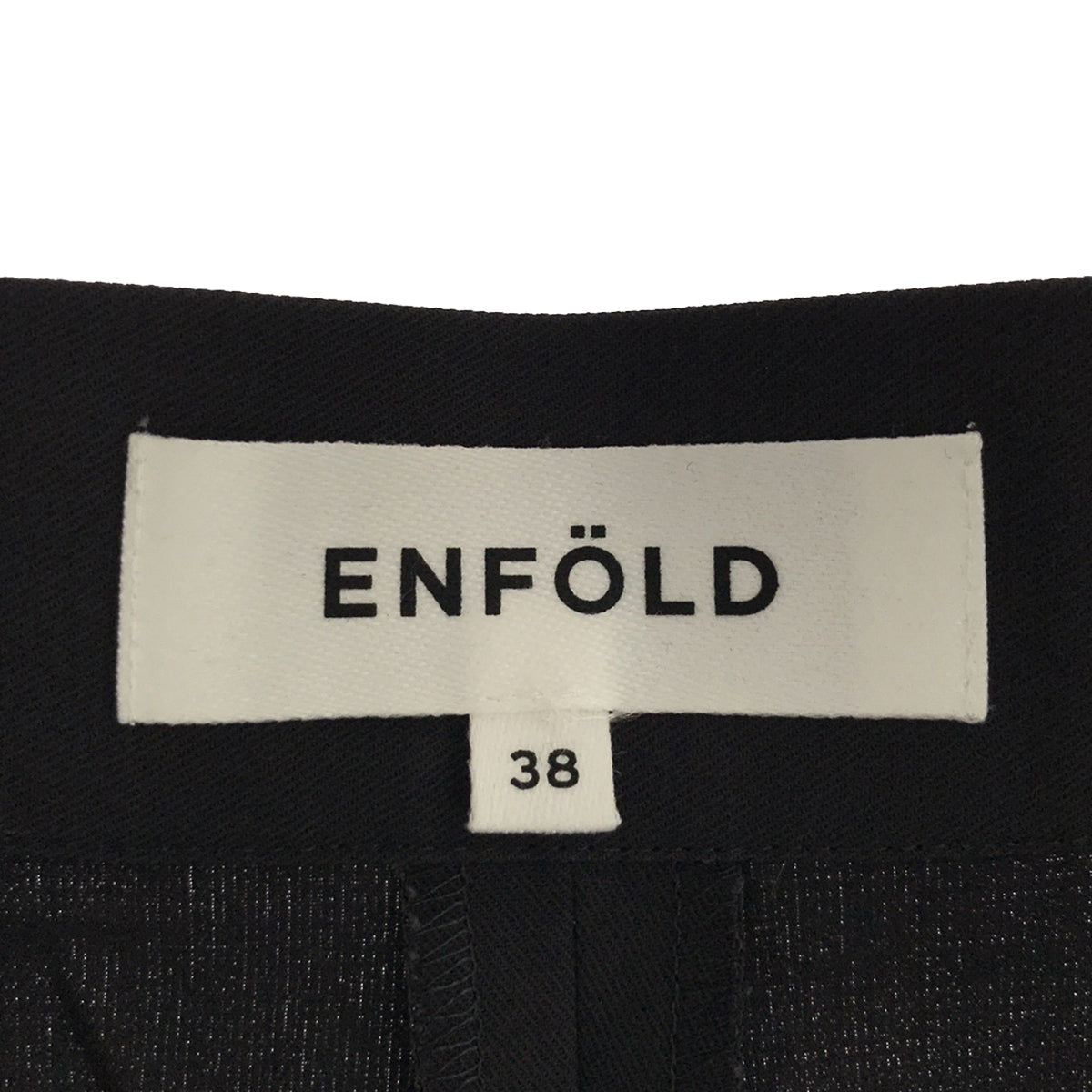 ENFOLD / エンフォルド | ロールアップ ワイド ロングパンツ | 38