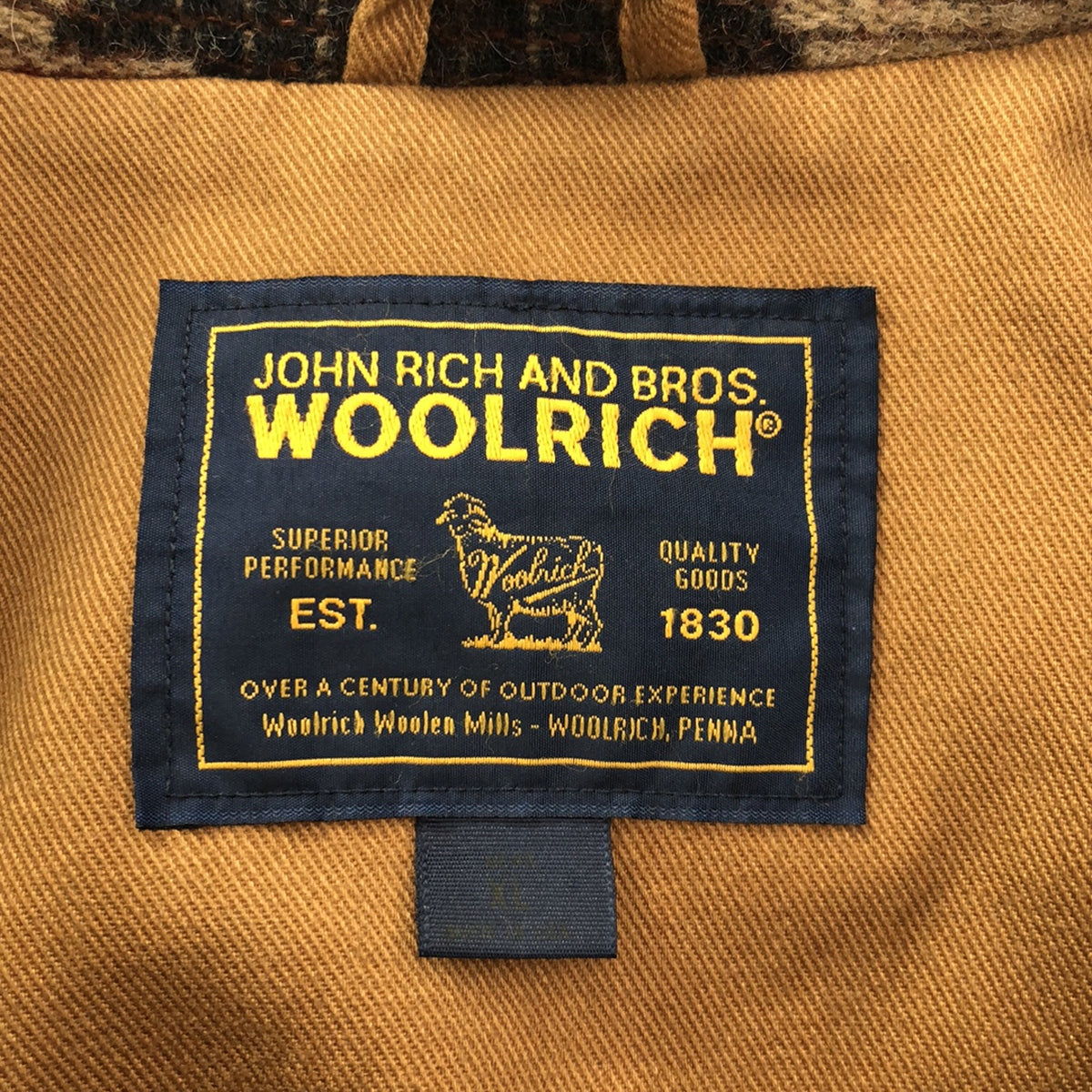 WOOLRICH / ウールリッチ | ネイティブ コンチョボタン ウール オーバージャケット | XL | マルチカラー | メンズ
