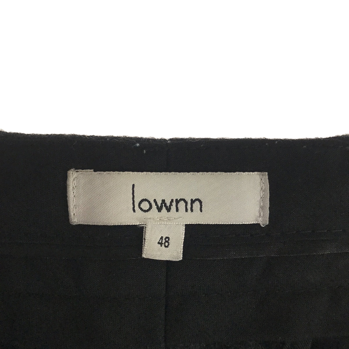 LOWNN / ローン | タック ワイドテーパードスラックス パンツ | 48 