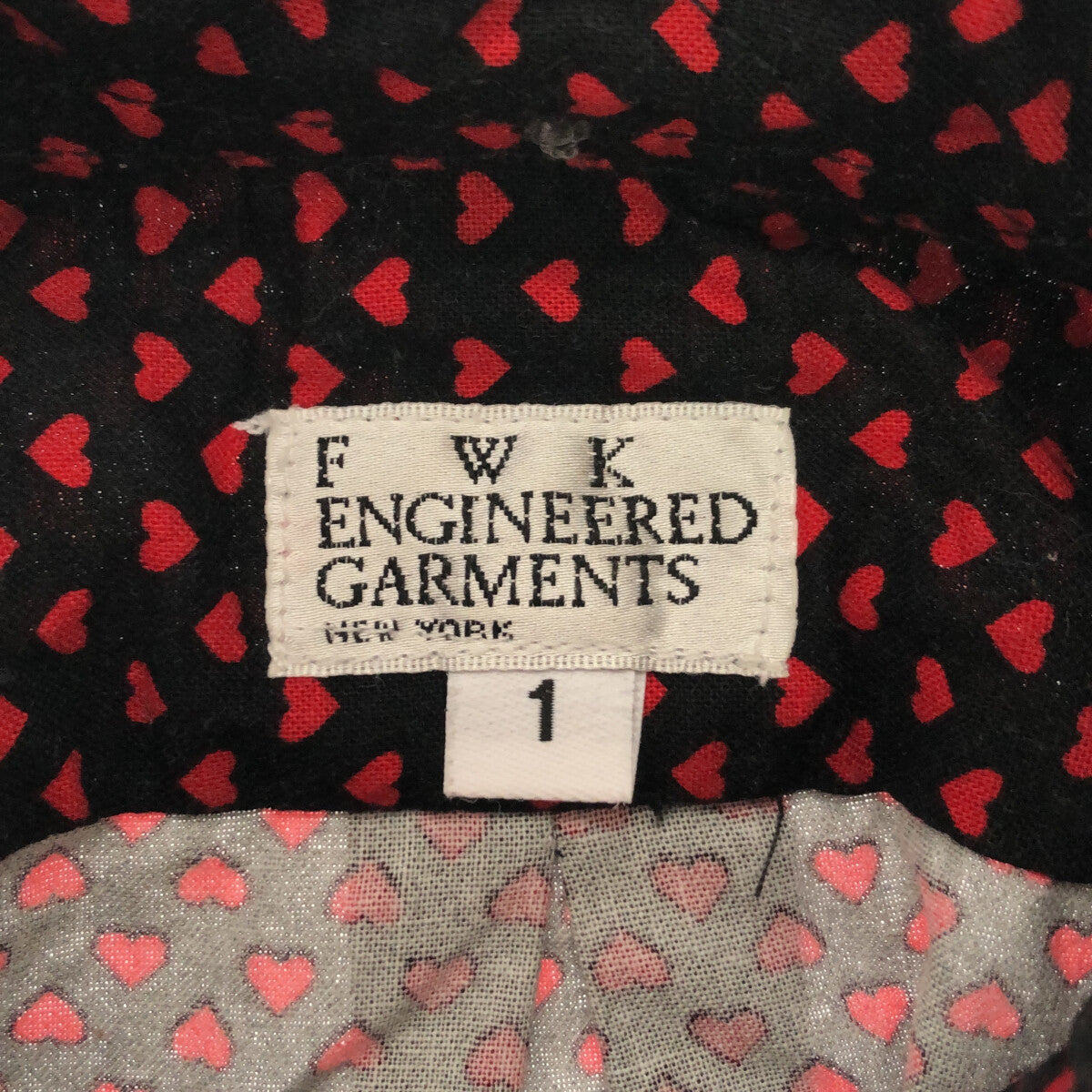 Engineered Garments / エンジニアドガーメンツ | ハートシャツワンピース | 1 |