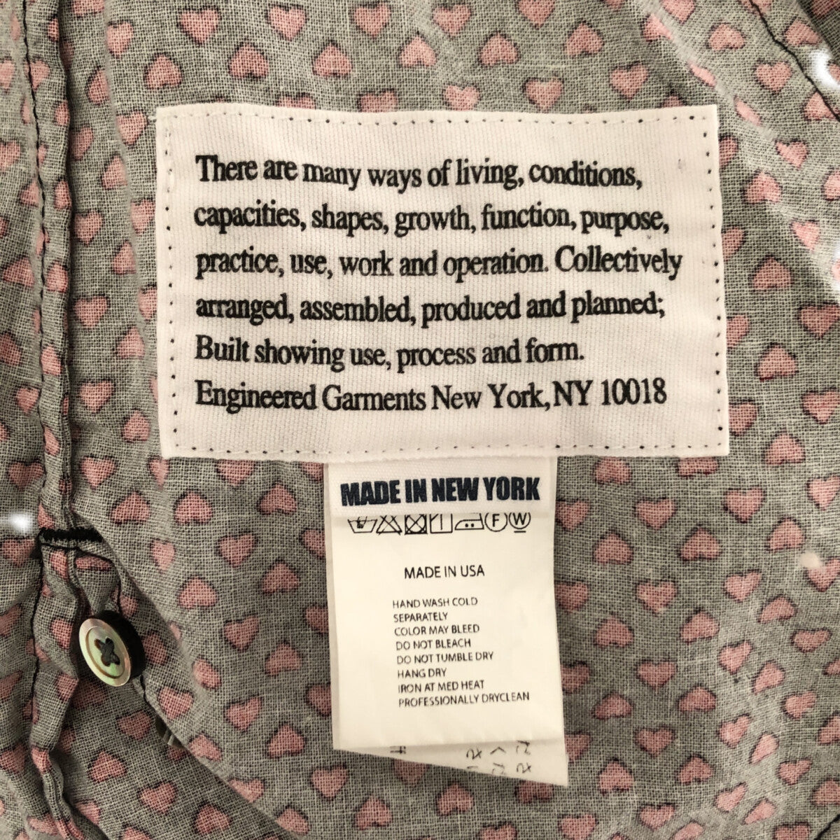 Engineered Garments / エンジニアドガーメンツ | ハートシャツワンピース | 1 |
