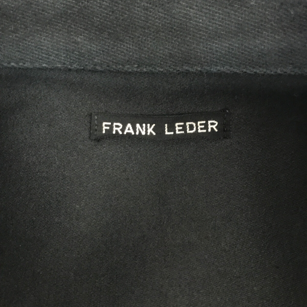 FRANK LEDER / フランクリーダー | DEUTSCHELEDER COAT ジャーマンレザー チェスターコート | XS |