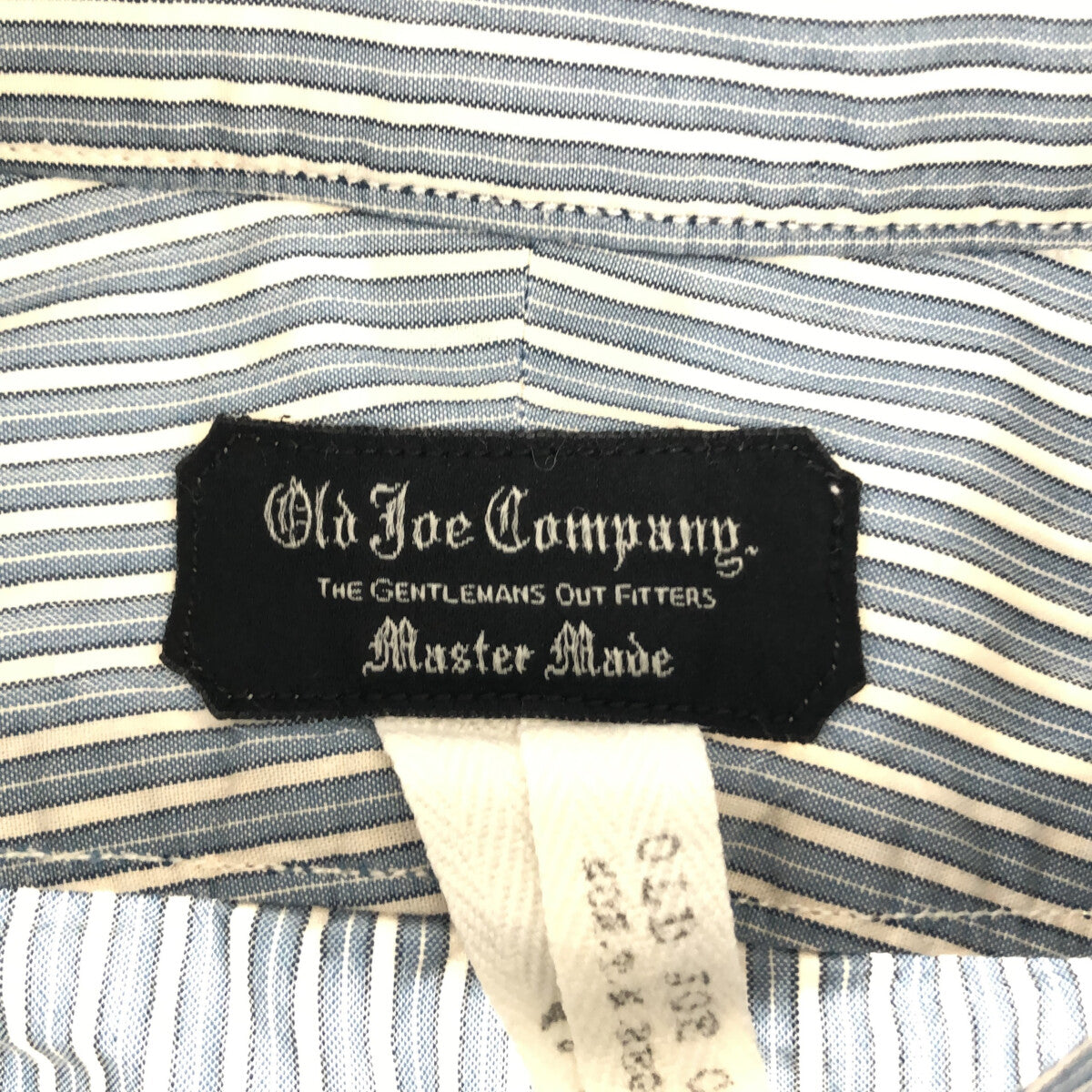 OLD JOE BRAND / オールドジョー | 刺繍 ボタンダウン ストライプシャツ | ブルー系 | メンズ