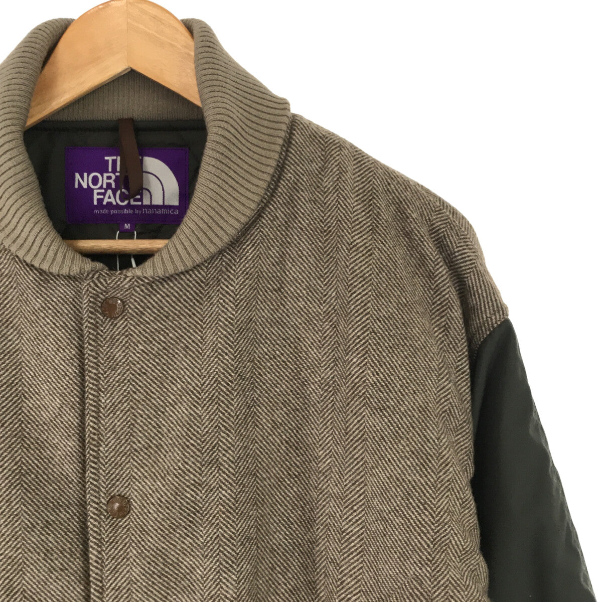 THE NORTH FACE PURPLE LABEL | 2022AW タグ付き Herringbone Tweed Jacket NY2261N  リサイクル ウール バーシティー | M |