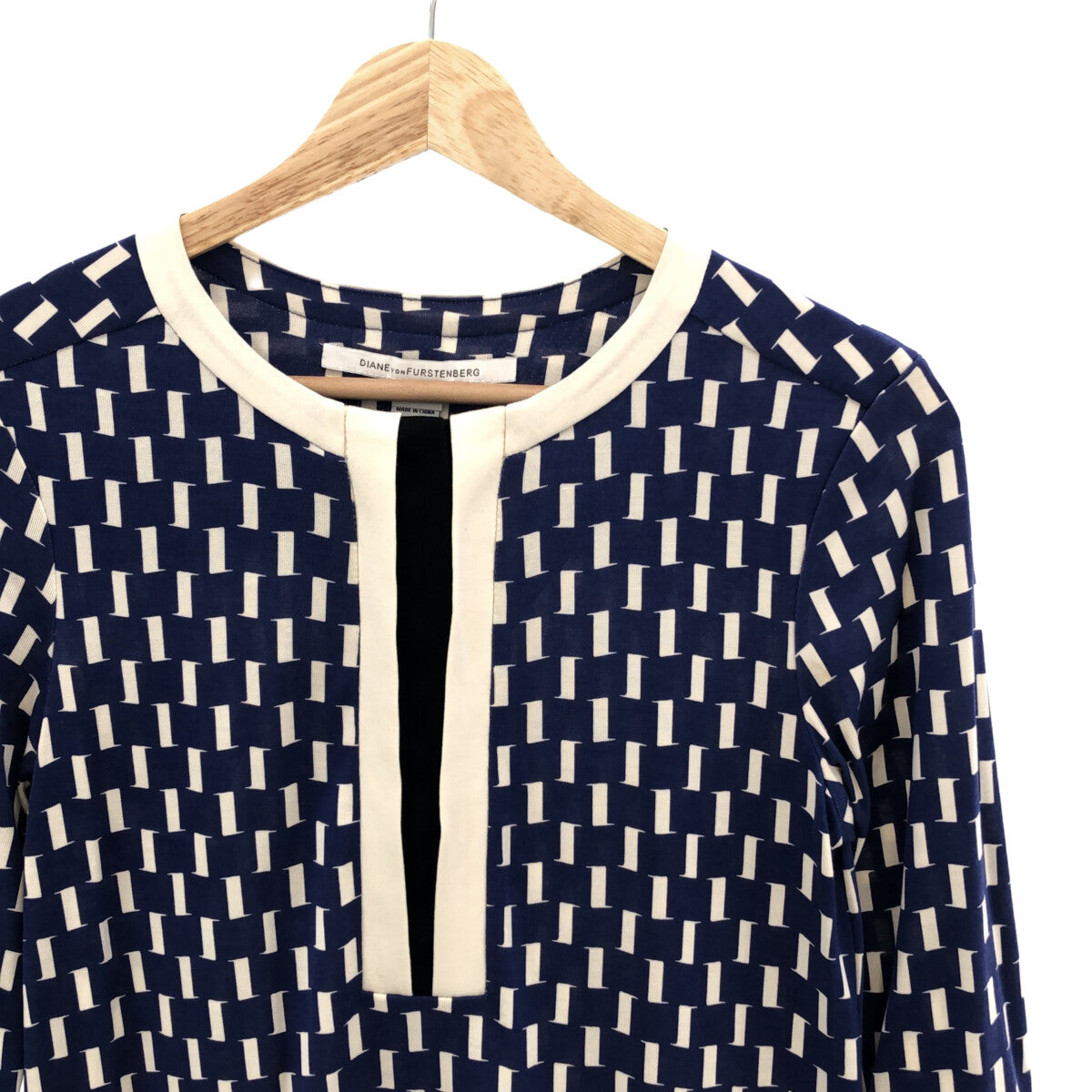DIANE VON FURSTENBERG / ダイアンフォンファステンバーグ | ACHELL シルク 総柄プリント ワンピース | 2 | レディース
