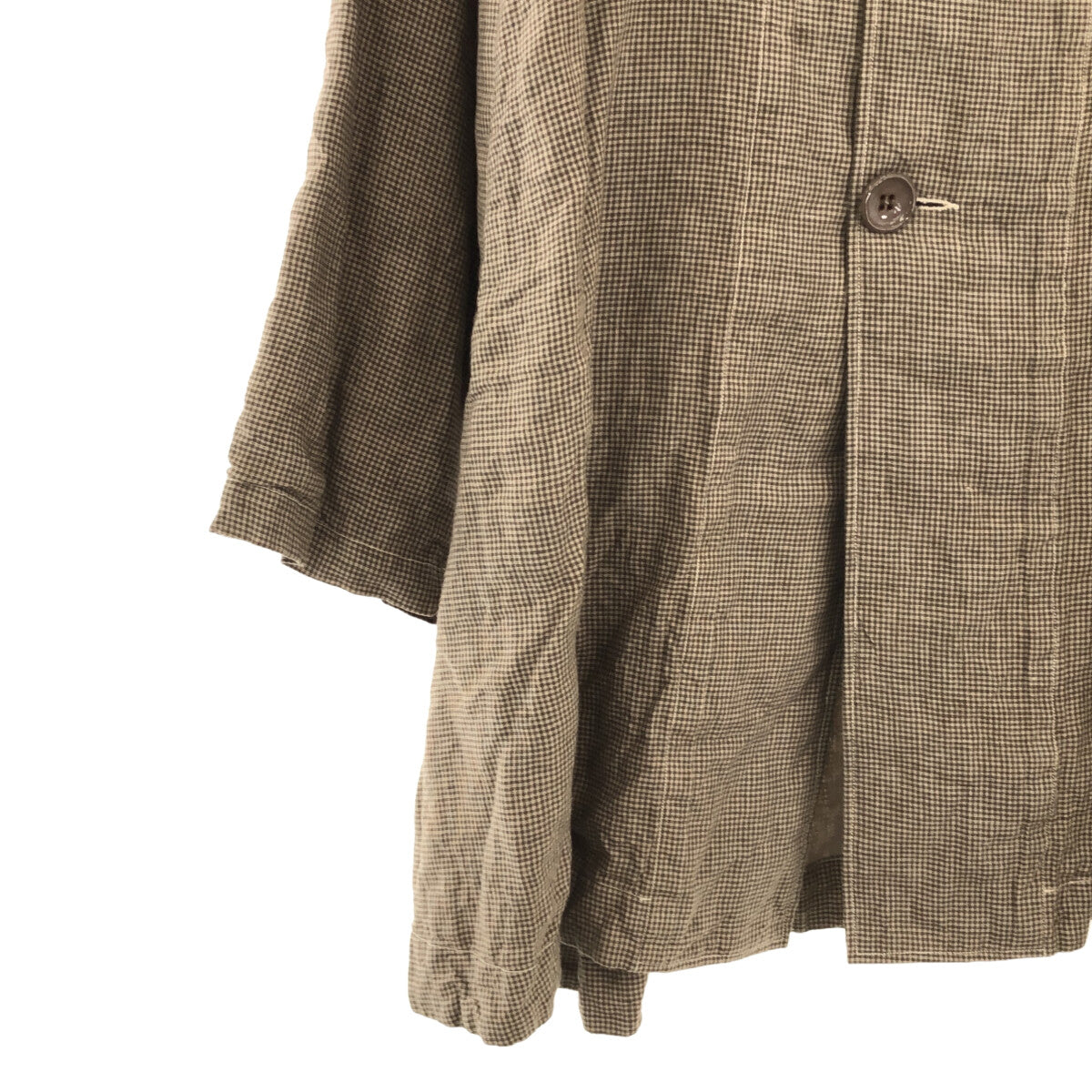 kaval / カヴァル | RAGLAN OVER COAT - LINEN / 陶器ボタン リネン