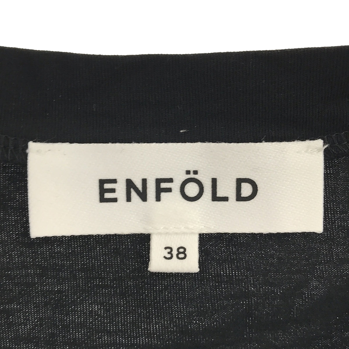 ENFOLD / エンフォルド | ハイカウントコットン アシンメトリータンクトップ ノースリーブカットソー | 38 | レディース