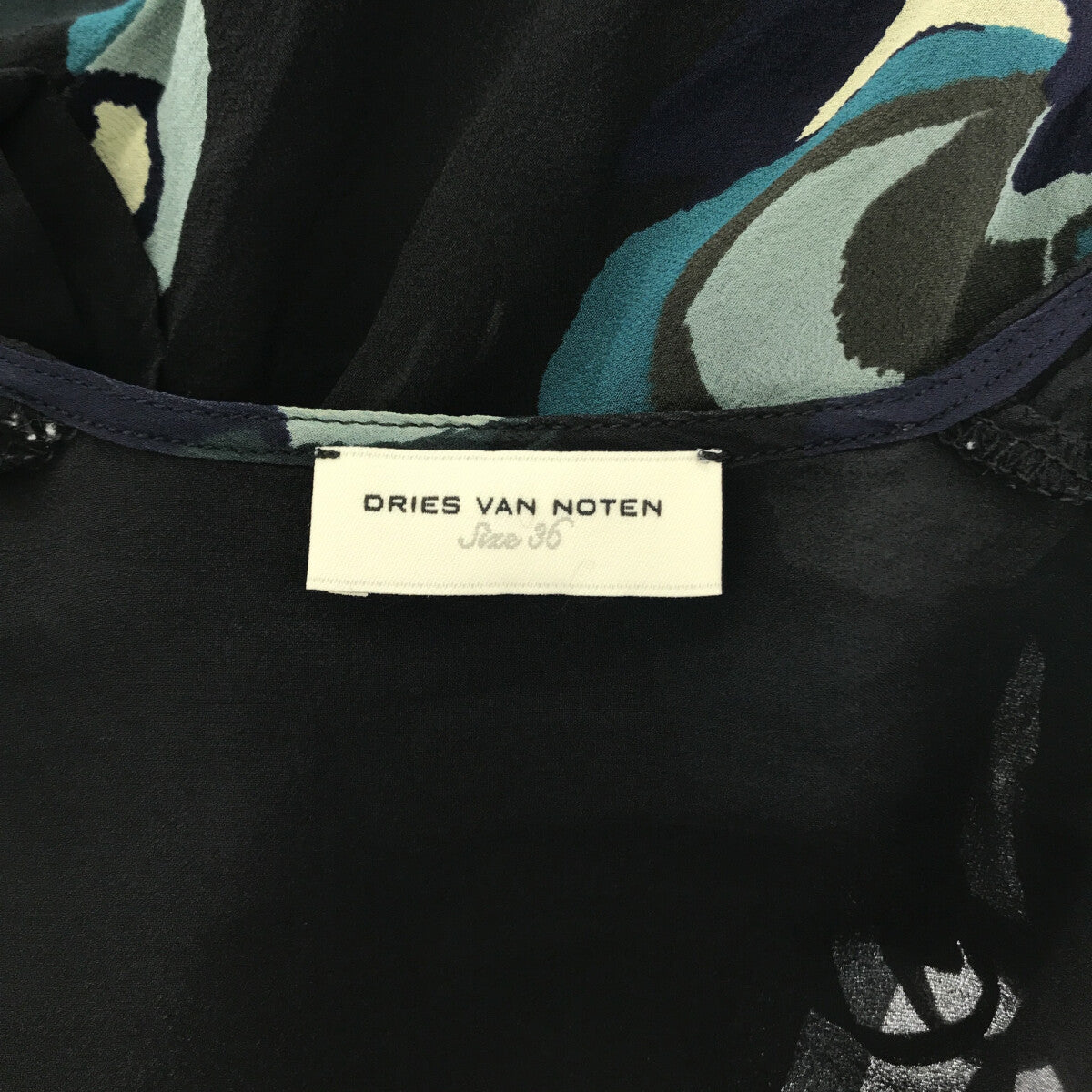 DRIES VAN NOTEN ドリスヴァンノッテン シルクワンピースカラーピンク