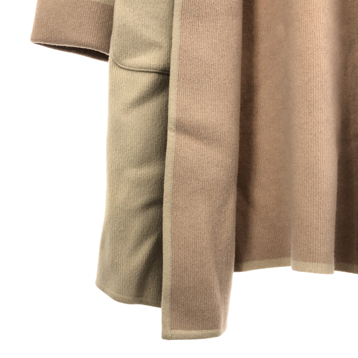 FOXEY / フォクシー | ウール ダブルフェイス ニット ガウンコート | アイボリー | レディース