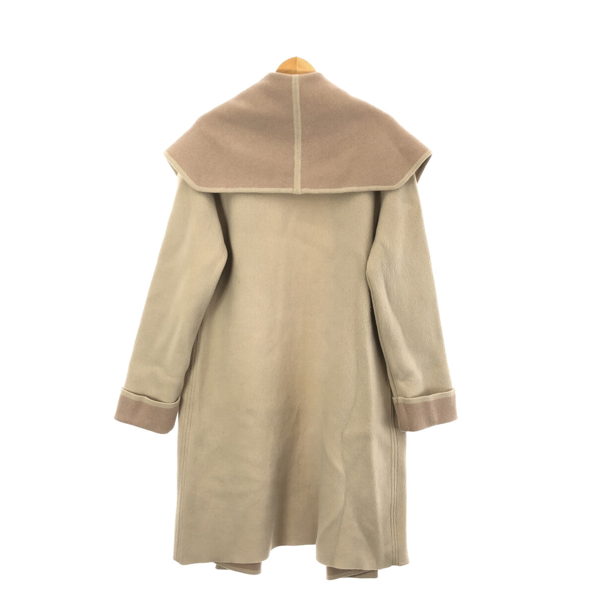 FOXEY / フォクシー | ウール ダブルフェイス ニット ガウンコート | アイボリー | レディース