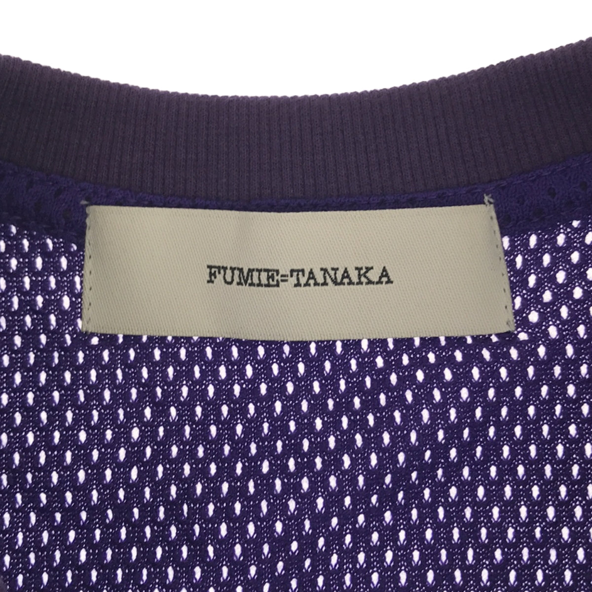 新品】 FUMIE=TANAKA / フミエタナカ | 2023SS | cotton mesh T コットンメッシュ Tシャツ | 1 – KLD