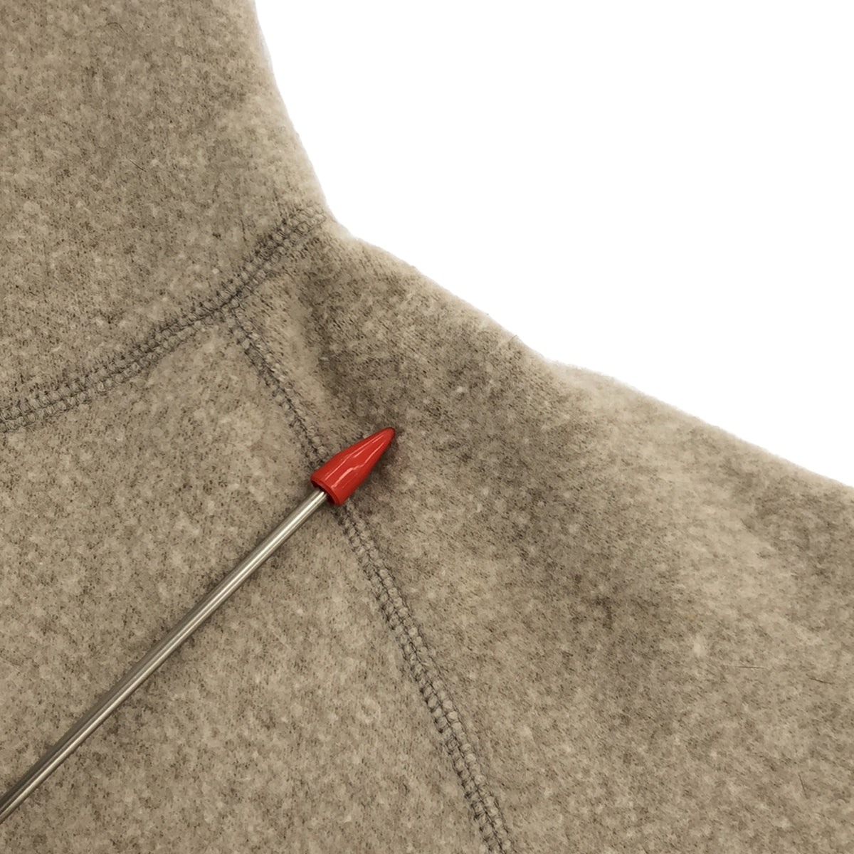 ARTS&SCIENCE / アーツアンドサイエンス | ウールニット プルオーバーフーディ | 2 | ベージュ系 | メンズ