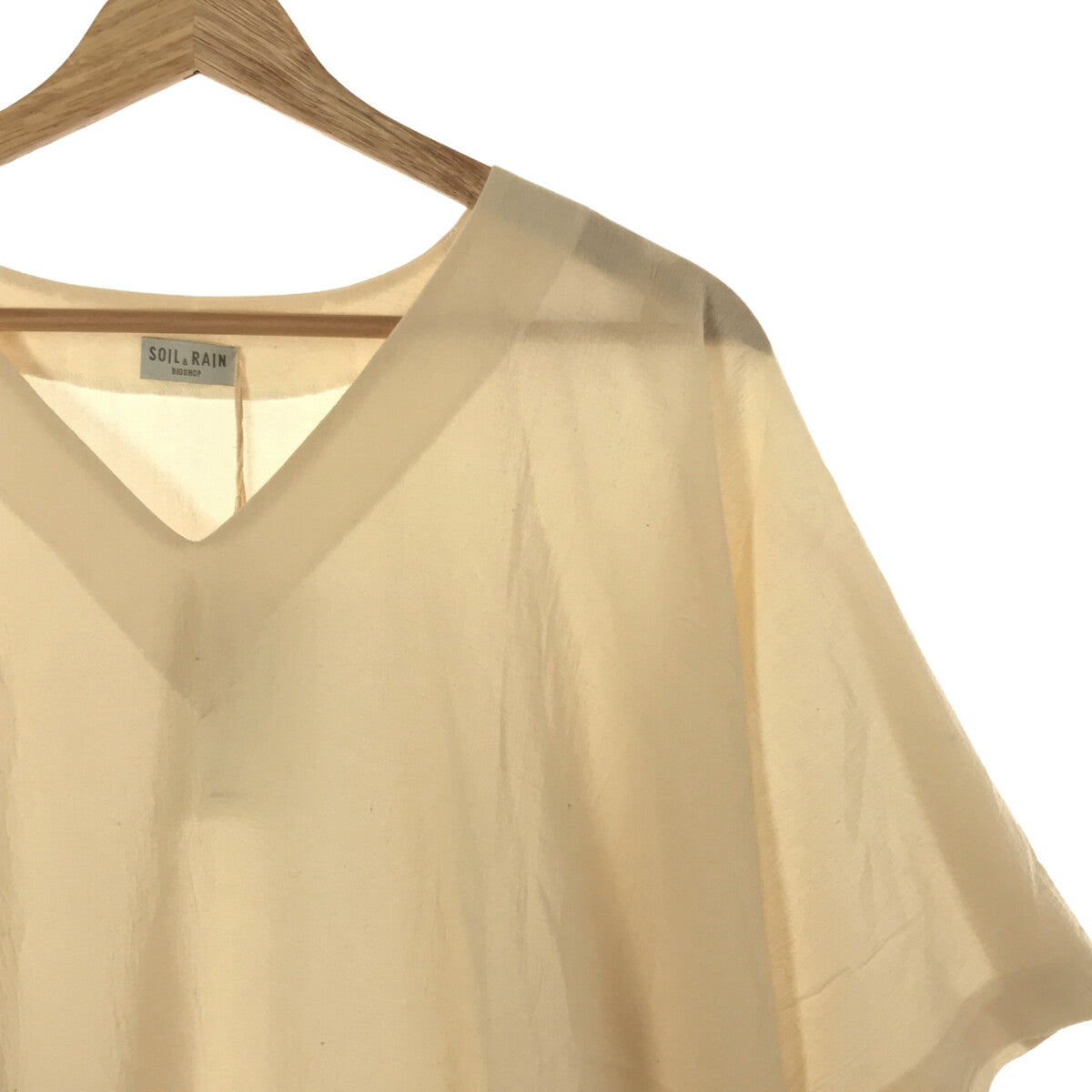 【신품】 None / | URBAN RESEARCH / 어반 리서치 스퀘어 빅 드레스 | FREE | 누드 | 여성