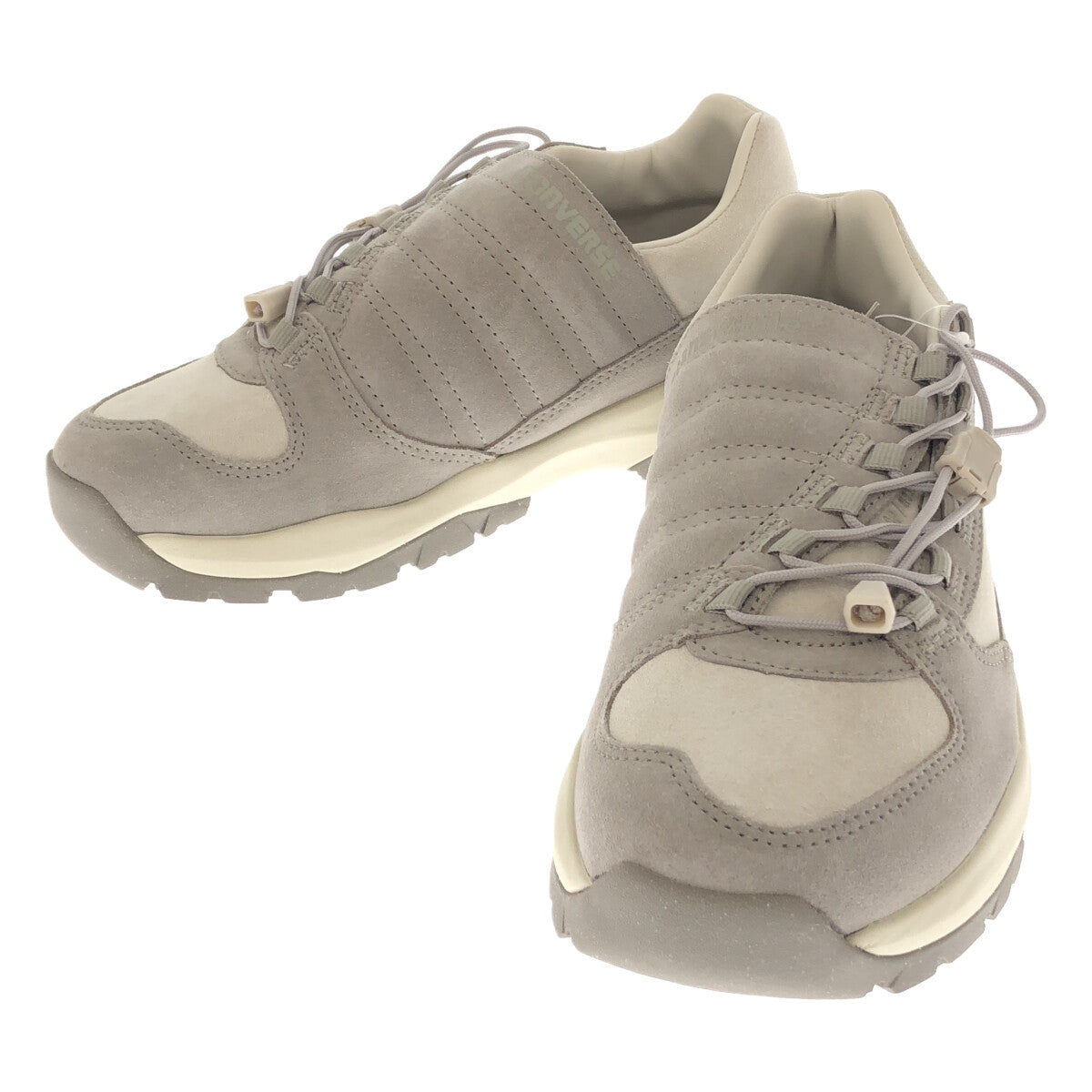 【신품】 CONVERSE / 컨버스 | OSS CP / meanswhile / 가죽 전환 운동화 | 23 | 화이트/그레이 | 여성