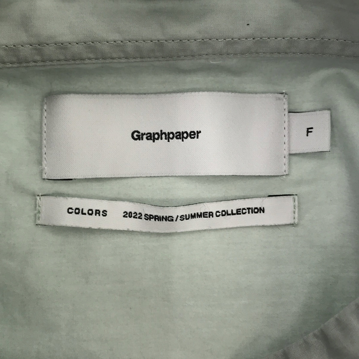Graphpaper / グラフペーパー | 2022SS | Broad S/S Oversized Band Collar Shirt ブロード オーバーサイズ バンドカラーシャツ | F | メンズ