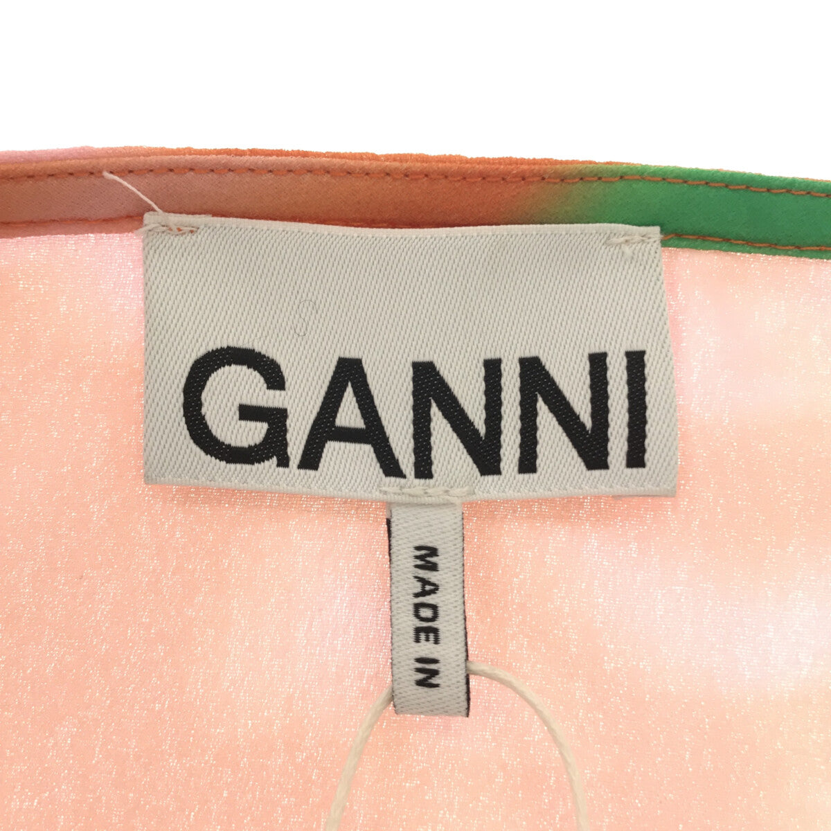 Ganni / ガニー | 2023SS | フローラルプリント スリット キャミソール ワンピース | 36 |
