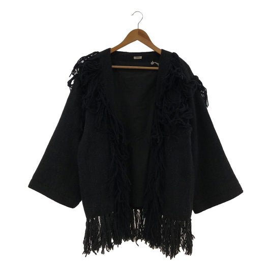 [Good Condition] NOWOS / NOWOS | Fringe jacket | M | Black | Women's