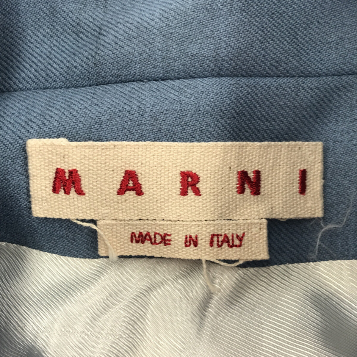 MARNI / マルニ | 2020AW | ウール ギャバジン バックギャザー ジャケット | 38 |