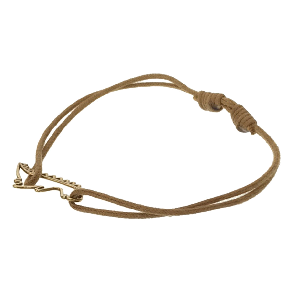 ALIITA / アリータ | 375刻印 DINO ESMERALDA CORD BRACELET ブレスレット |