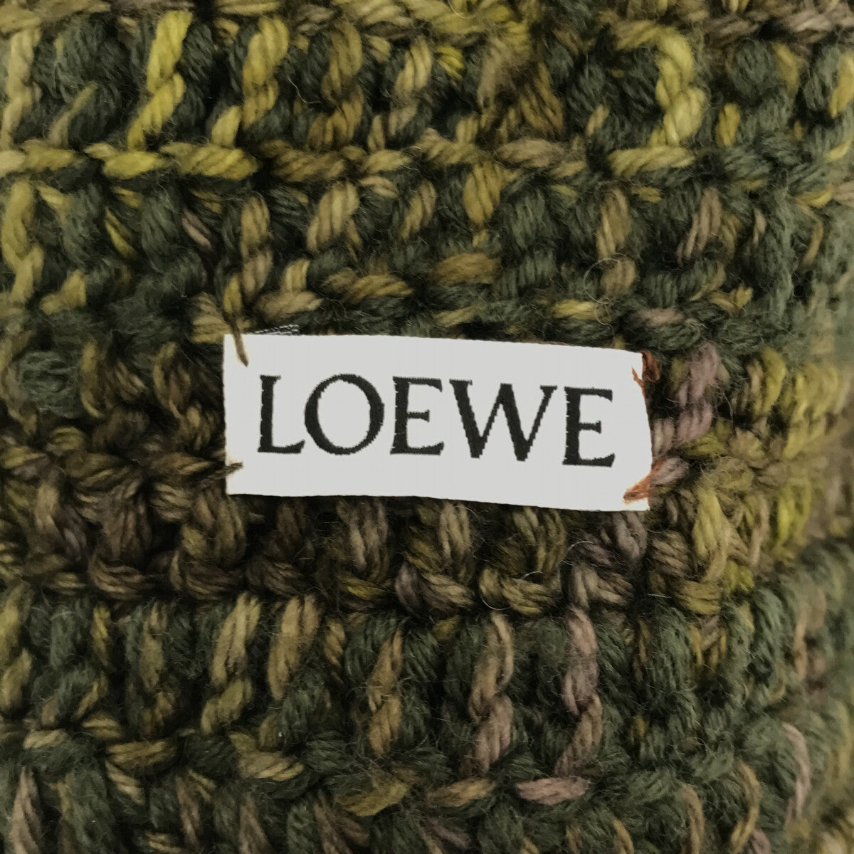 LOEWE / ロエベ | 2019AW | ウィリアム・ド・モーガン カプセルコレクション dinosaur ストール | グリーン系