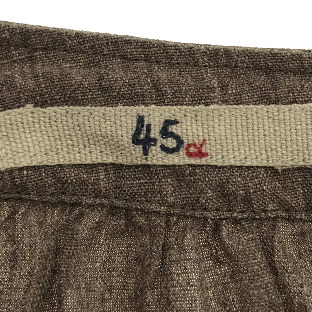 45r / フォーティファイブアール | リネン ウエストドローコート パッチポケット スカート | 3 | レディース