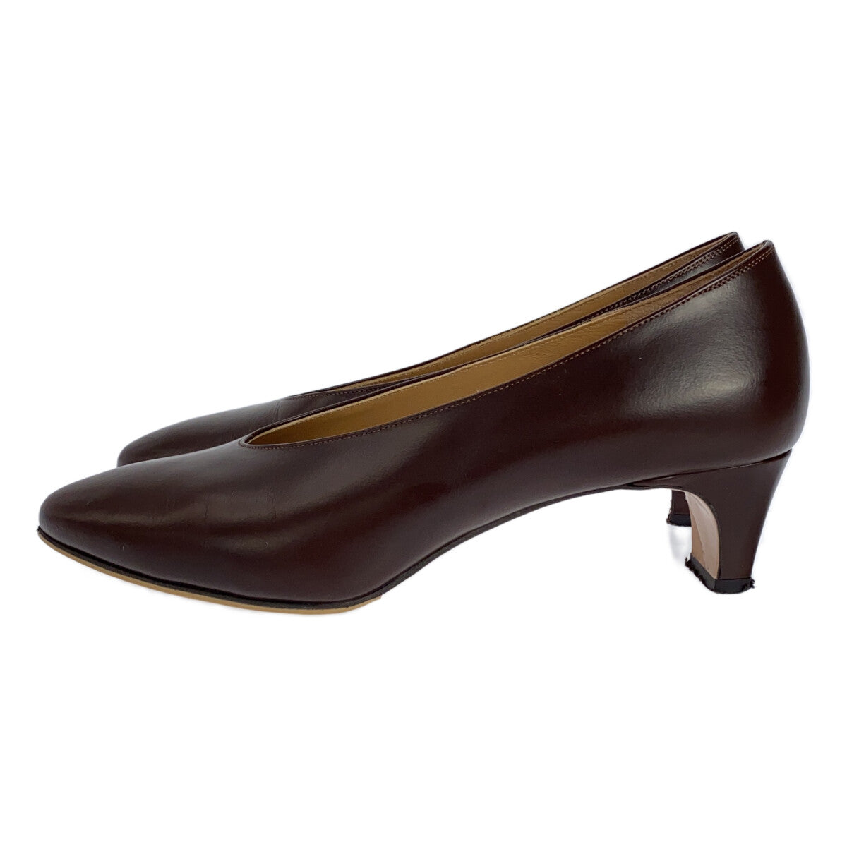 LAURENCE / 로랑스 | MOCK ARCH 40 펌프스 | 36 | 다크 브라운 | 여성