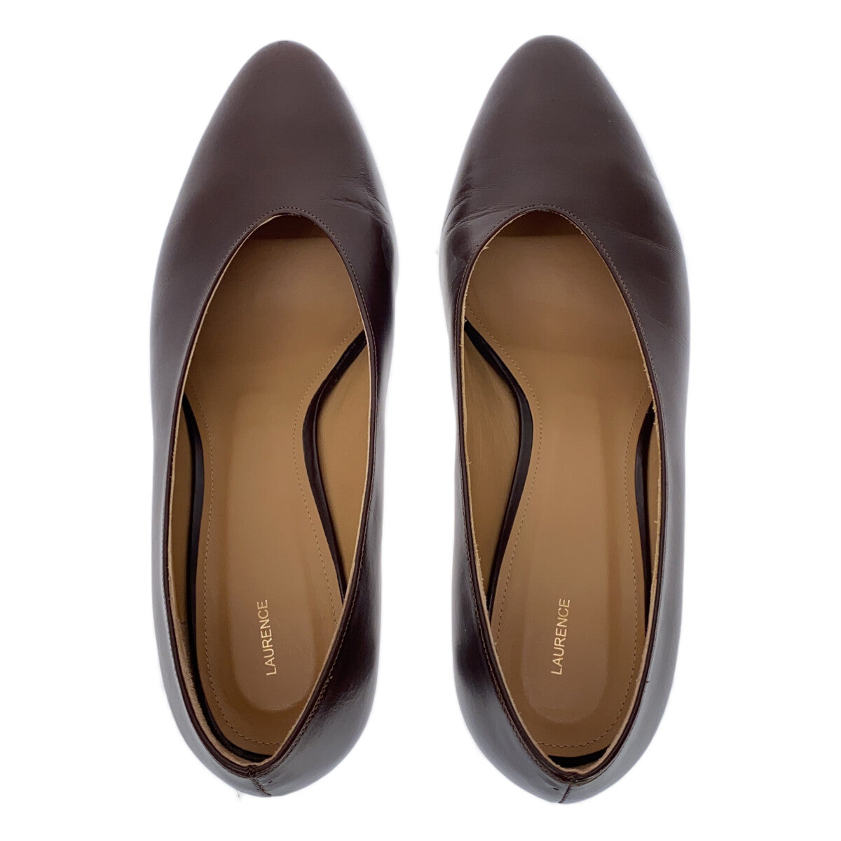 LAURENCE / 로랑스 | MOCK ARCH 40 펌프스 | 36 | 다크 브라운 | 여성