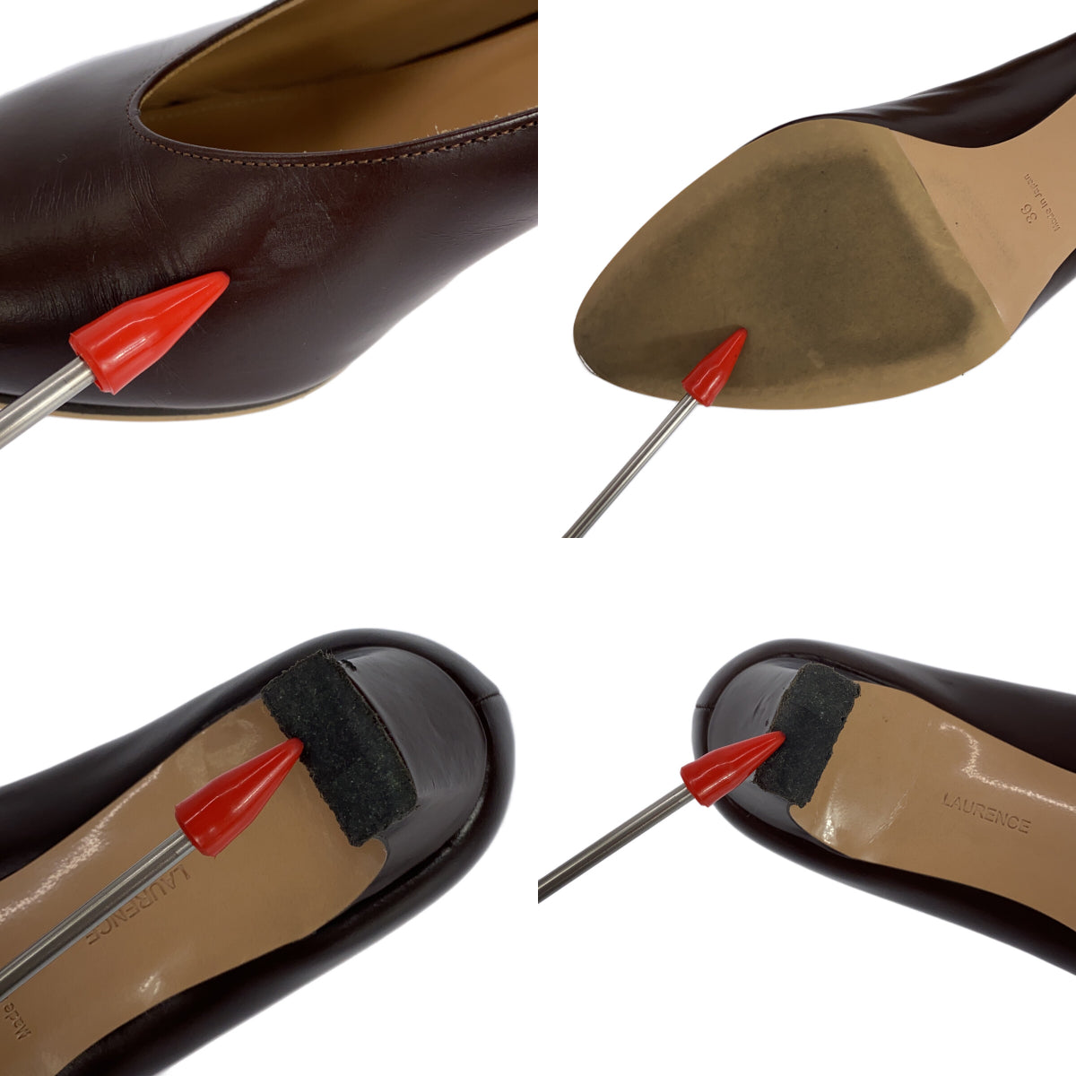 勞倫斯 | MOCK ARCH 40 泵 | 36 |深棕色 |女性的