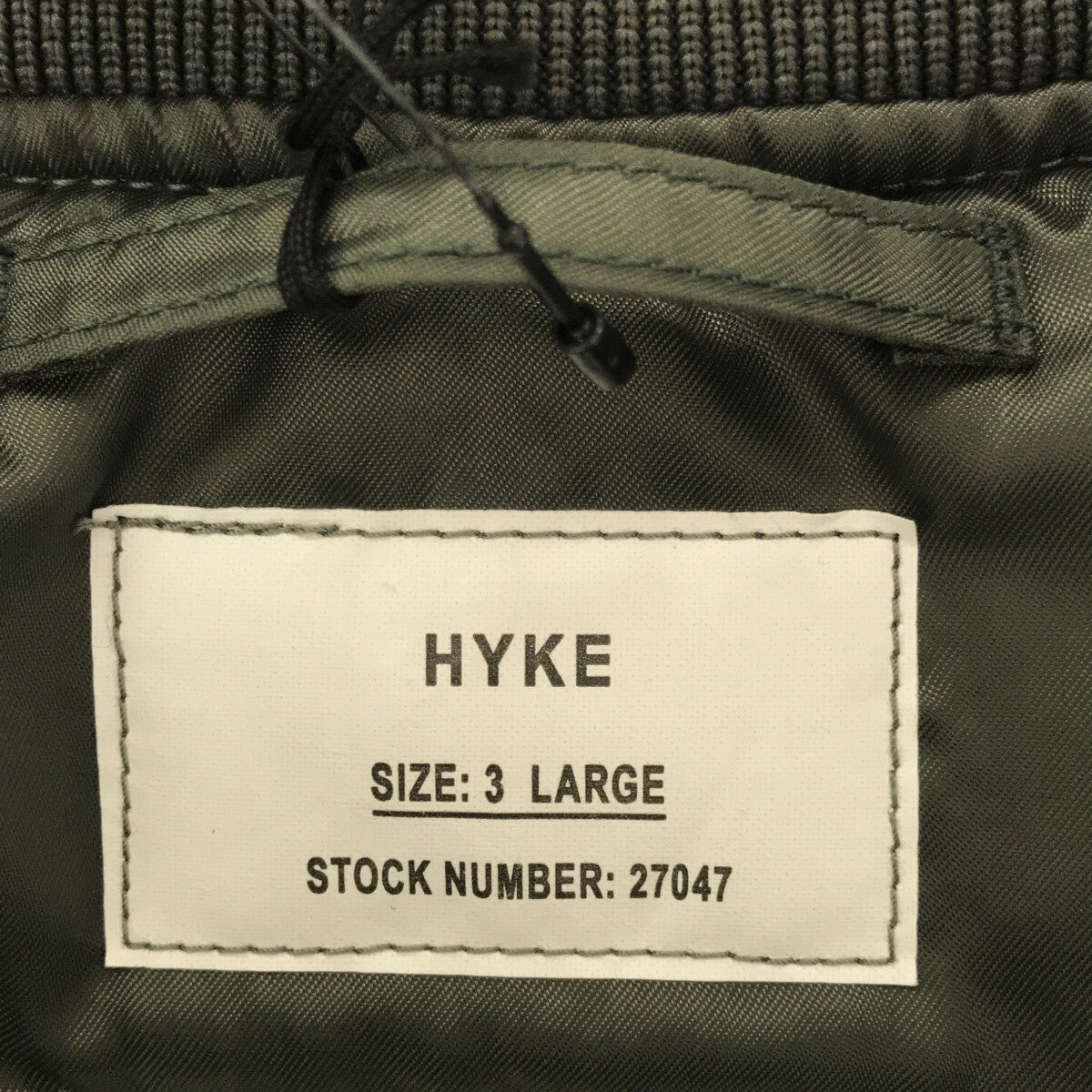 HYKE / ハイク | 2022AW | UNITED ARROWS 別注 MA-1 ミリタリー