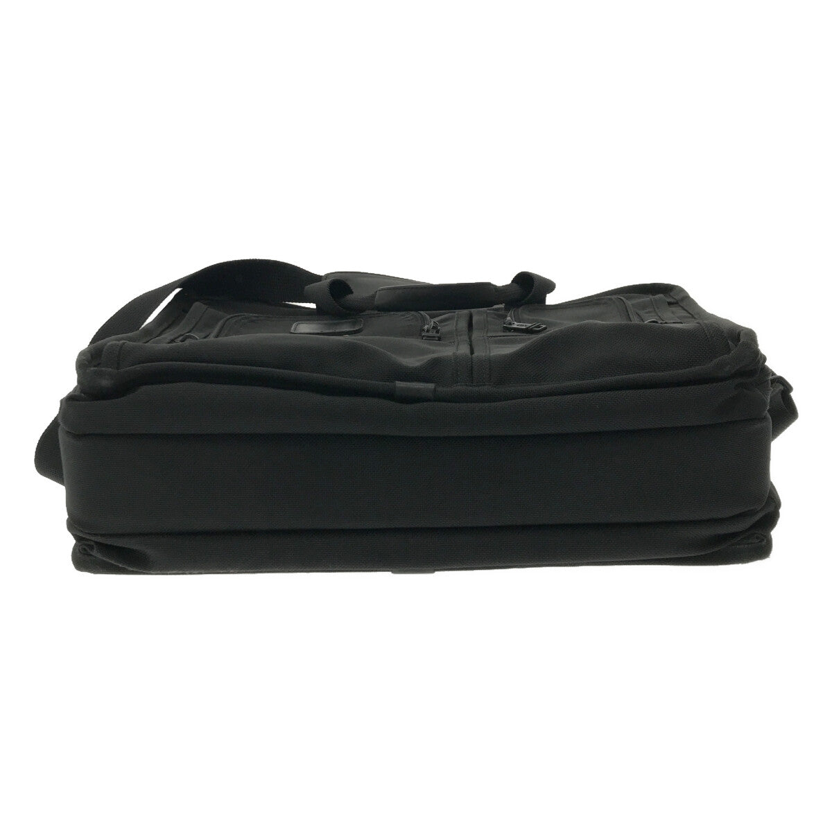 【美品】  TUMI / トゥミ | 2way ショルダー付き レザー切替 ナイロン ビジネストートバッグ / ブリーフケース | ブラック | メンズ