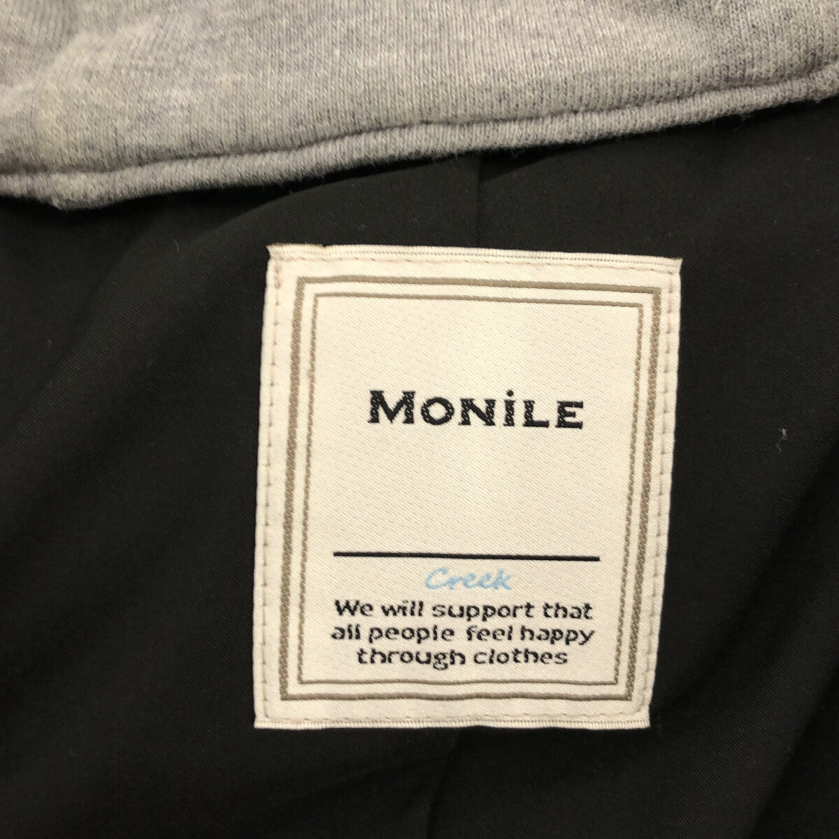 MoNiLE / モニーレ | フード付き ライダースジャケット | 38 |