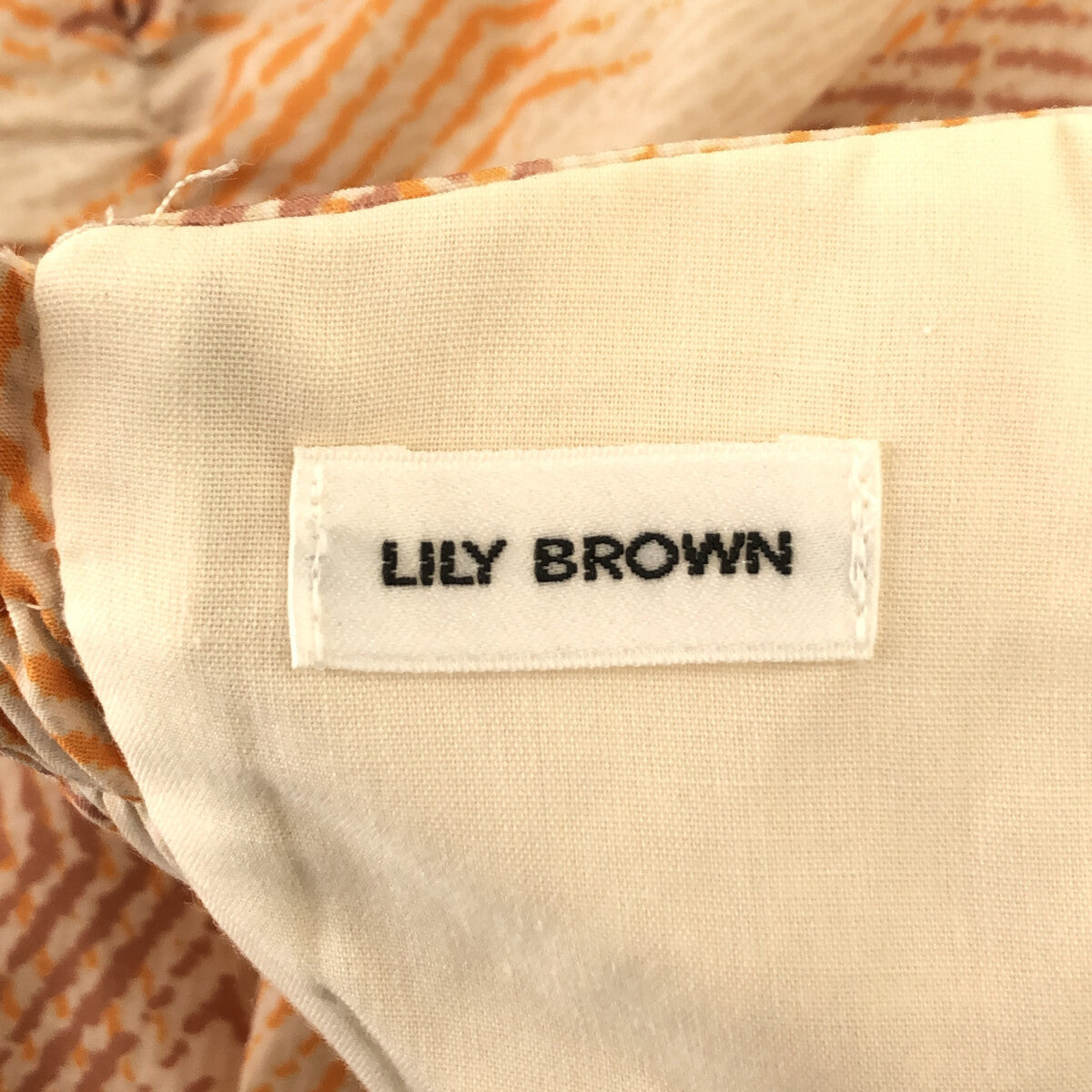 美品】 LILY BROWN / リリーブラウン | 裏地付き アートプリント