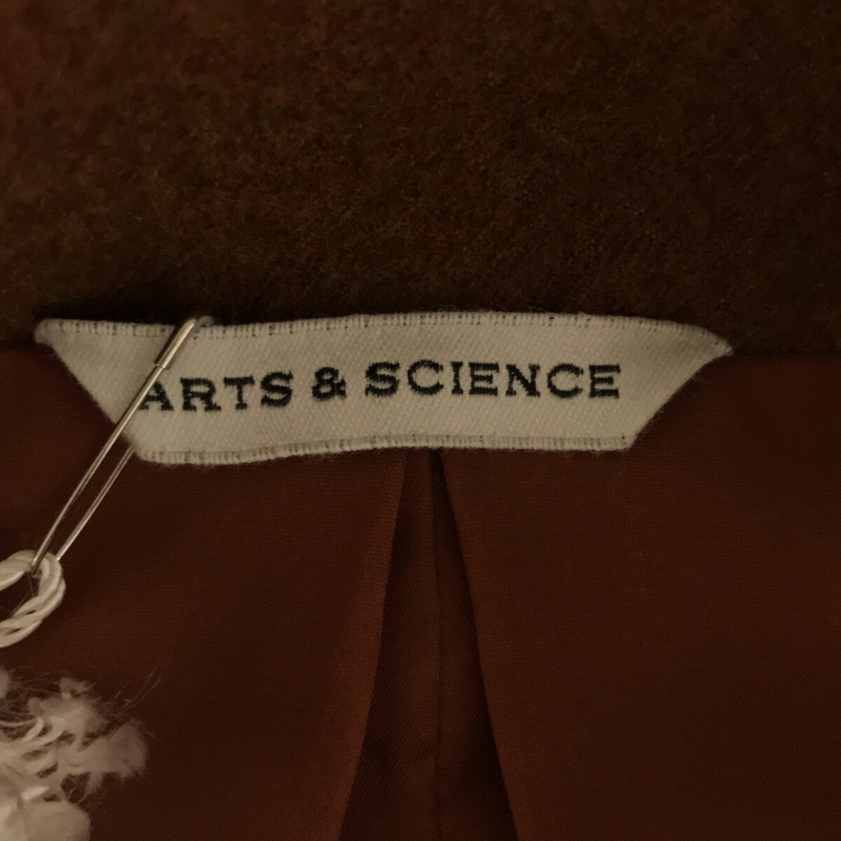 arts&scienceノーカラーバルーンコート