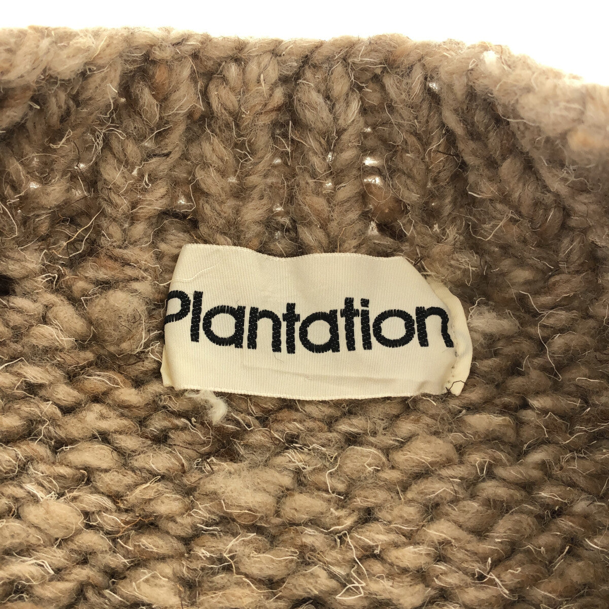 Plantation / プランテーション | ISSEY MIYAKE 1990s～ ビッグシルエット パネル ウールニットプルオーバー | ー |