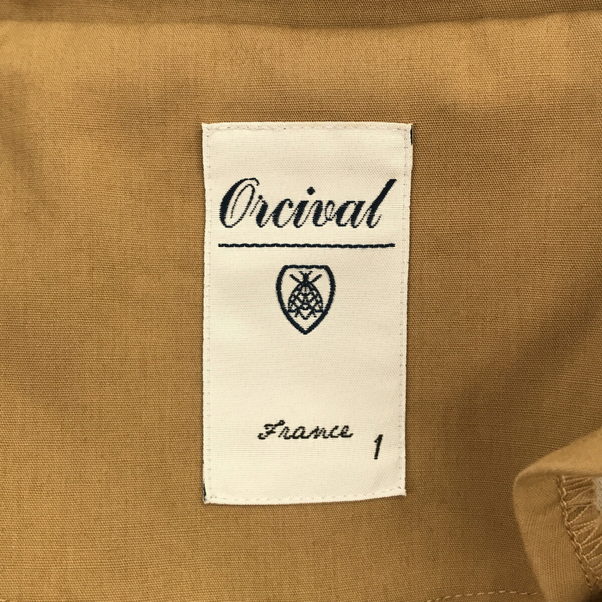 ORCIVAL / オーチバル | フーデッド ステンカラーコート | 1