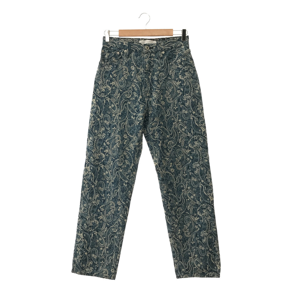 【美品】  JOHNBULL / ジョンブル | THE KYOTO BASSEN ペイズリー柄 パンツ | S | ブルー | レディース